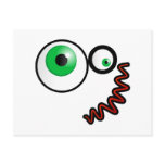 Crazy Face Postcard