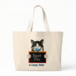 Crazy Felix Tweet This! Canvas Bags