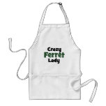 Crazy Ferret Lady Apron