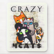 Crazy For Cats Mousepad