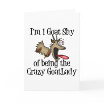 Crazy Goat Lady GetYerGoat Cards