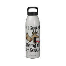Crazy Goat Lady GetYerGoat Reusable Water Bottles