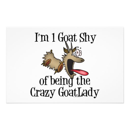 Crazy Goat Lady GetYerGoat Stationery