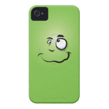 Crazy Green Man iPhone 4 Cover