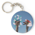 Crazy Hat Day at the Races Key Chains