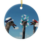 Crazy Hat Day at the Races Ornaments