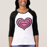 crazy heart t-shirt