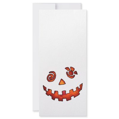 Crazy Jack O Lantern Pumpkin Face Orange by VoXeeD