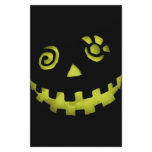 Crazy Jack O Lantern Pumpkin Face Yellow