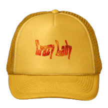 crazy lady trucker hat