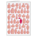 Crazy Perfumes Pink Greeting Card