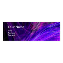 CRAZY PHOTON MONOGRAM gem blue Business Card