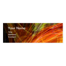 CRAZY PHOTON MONOGRAM gem yellow Business Card