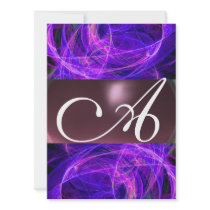 CRAZY PHOTON MONOGRAM purple black
