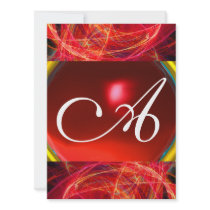 CRAZY PHOTON MONOGRAM red black pink