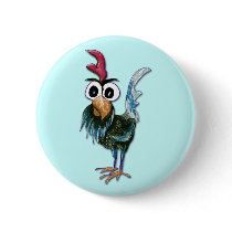 Crazy Rooster Button