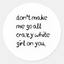 crazy round stickers