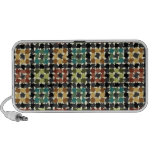 Crazy Squares Doodle Laptop Speaker