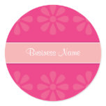 CRE8TIVE DESIGN 04 PINK ROUND STICKER