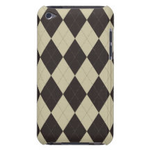 Cream and Chocolate Arglye iPod Touch Case