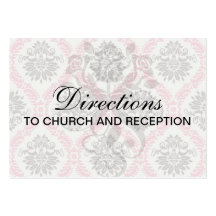 cream and grey tan damask bliss business cards