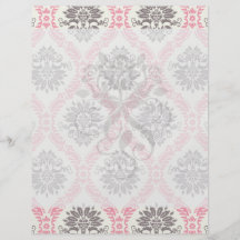 cream and grey tan damask bliss flyers