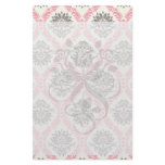 cream and grey tan damask bliss customized stationery
