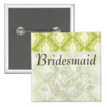 cream and olive diamond elegant damask pin