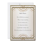 Cream  Baby Shower Party Invitation