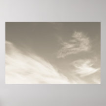 Cream Clouds Posters