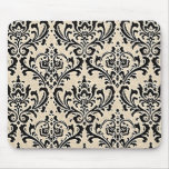 Cream Damask 2 ~ Mousepad