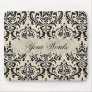 Cream Damask ~ Mousepad