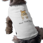 Cream French Bulldog. Dog Cartoon Pet Clothes
