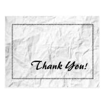 Creased Paper Post Card
