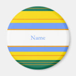Create A Name Classic Stripes 1magnet