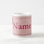 Create-A-Name Felt Hearts Mugs