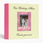 CREATE YOU OWN WEDDING PHOTO ALBUM 3 RING BINDER