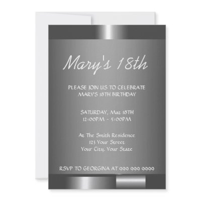 Create Your 18th Birthday Invitation by Gifts_gifts
