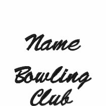 Create Your Embroidered Bowling Club Shirt Polo Shirt