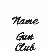 Create Your Embroidered Gun Club Shirt Polo Shirt