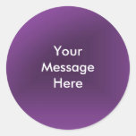 Create Your Message Round Sticker