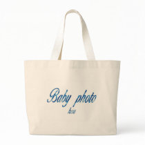 CREATE YOUR OWN BABY PHOTO TOTE BAGS