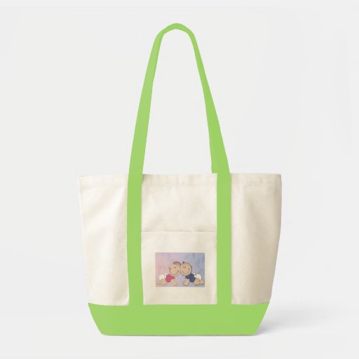Create your own baby shower design tote bags