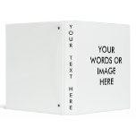 CREATE YOUR OWN BINDER TEMPLATE (White)