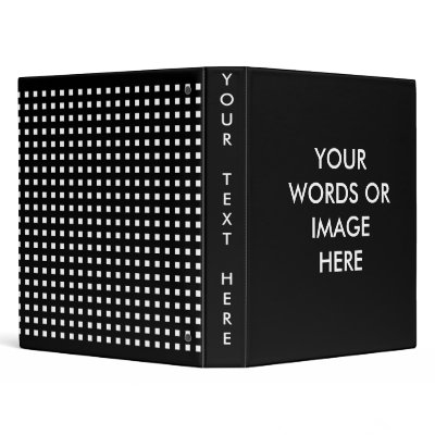 CREATE YOUR OWN BLACK BINDER TEMPLATE by Regella