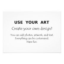 Create your own cards use your art designs personalized invitation