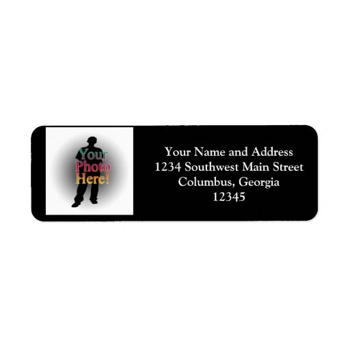 Create Your Own Custom Personalized Photo Custom Return Address Labels