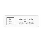 Create Your Own - Customize Blank Labels
