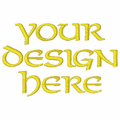 Create your own design! embroidered shirt by Zenyaris