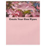 Create Your Own Flyers Pink Dogwood Flowers Office